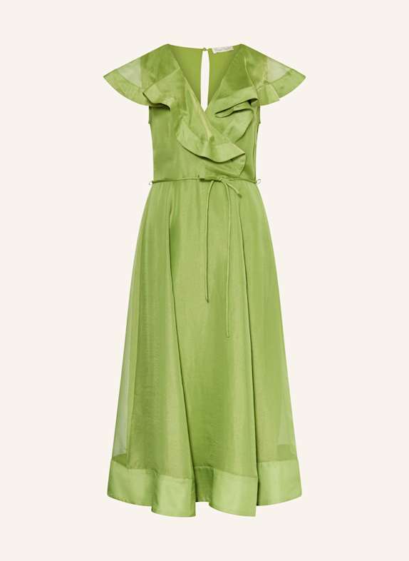 Phase Eight Kleid ANNETTE mit Volants HELLGRÜN