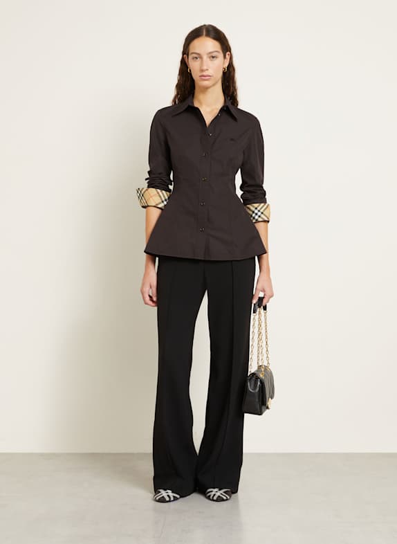 BURBERRY Hemdbluse ELIZA DUNKELBRAUN