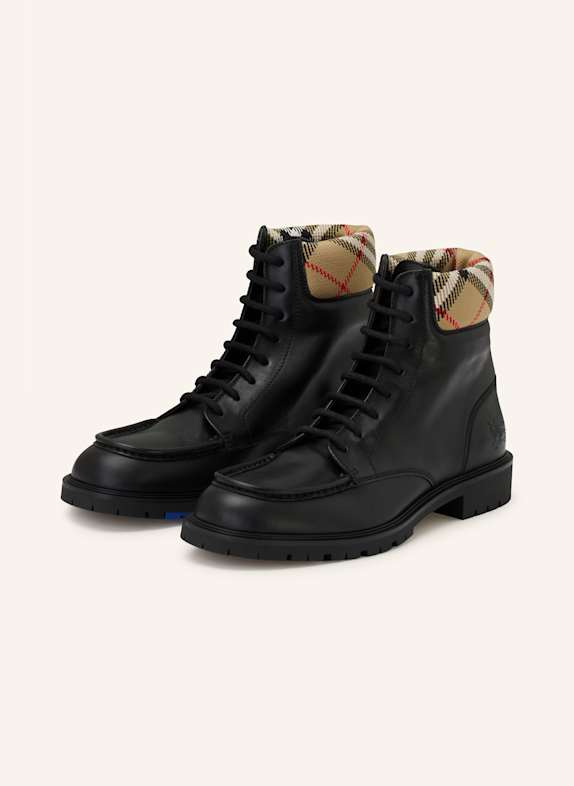 BURBERRY Lace-up boots ROGUE BLACK