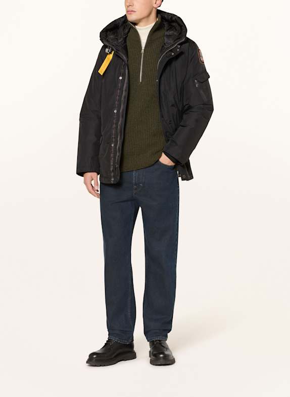 PARAJUMPERS Donsparka RIGHT HAND CORE ZWART
