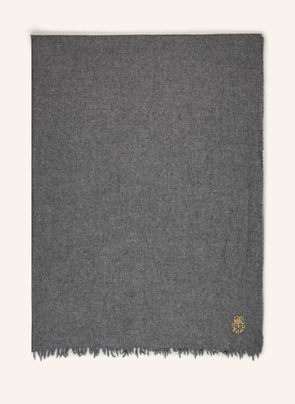 zoeppritz Alpaka-Plaid MAD ATTITUDE GRAU