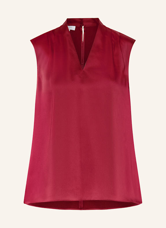 HOBBS Blusentop NINA aus Satin DUNKELROT