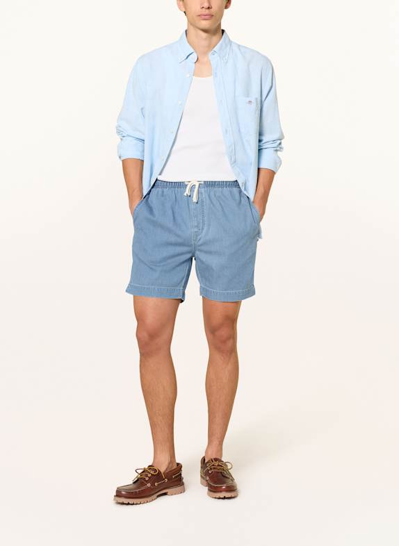 GANT Jeansshorts Regular Fit LJUSBLÅ