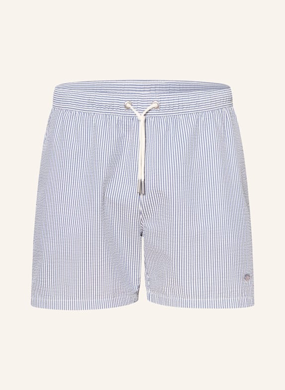 GANT Koupací šortky TMAVĚ MODRÁ / BÍLÁ