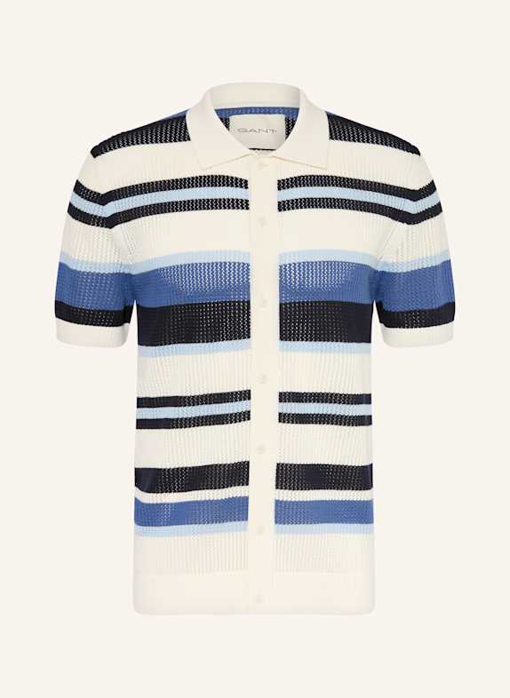 GANT Cardigan ECRU / LIGHT BLUE / DARK BLUE