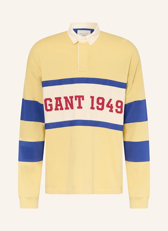 GANT Rugby shirt LIGHT YELLOW