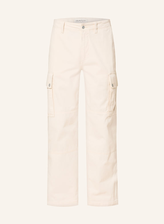 GANT Cargohose Relaxed Fit 119 CREAMED WHITE