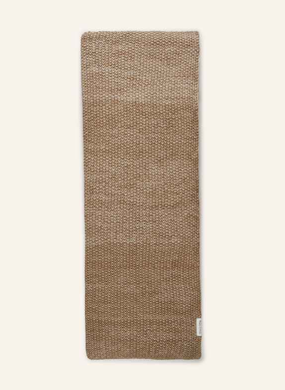 Marc O'Polo Plaid NORDIC KNIT HELLBRAUN / WEISS