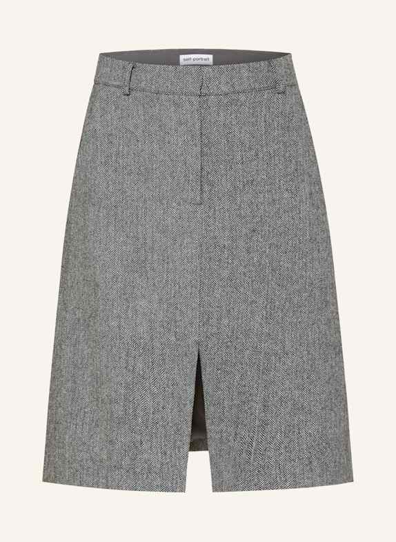 self-portrait Rock GRAU / DUNKELGRAU