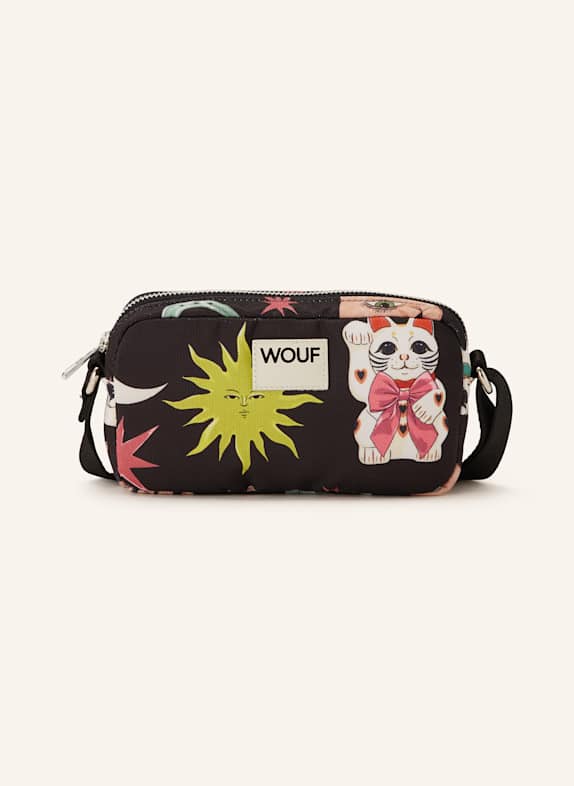 WOUF Cosmetic bag RITA BLACK/ GREEN/ PINK