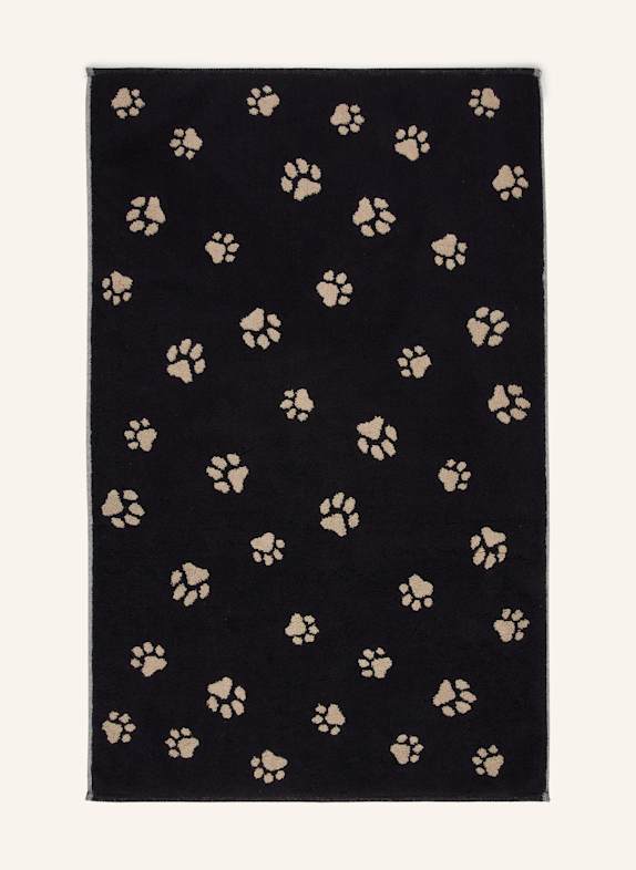 Cawö Badematte WE LOVE DOGS SCHWARZ / BEIGE