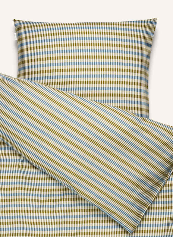 Marc O'Polo Bettwäsche OLLE ECRU/ OLIV/ BLAU