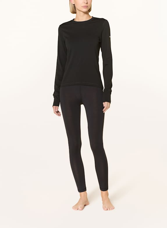 super.natural Longsleeve LUX BASE LS W ZWART