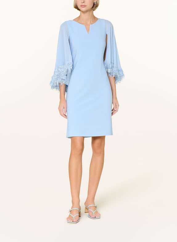 Joseph Ribkoff SIGNATURE Koktejlové šaty s flitry TMAVĚ MODRÁ