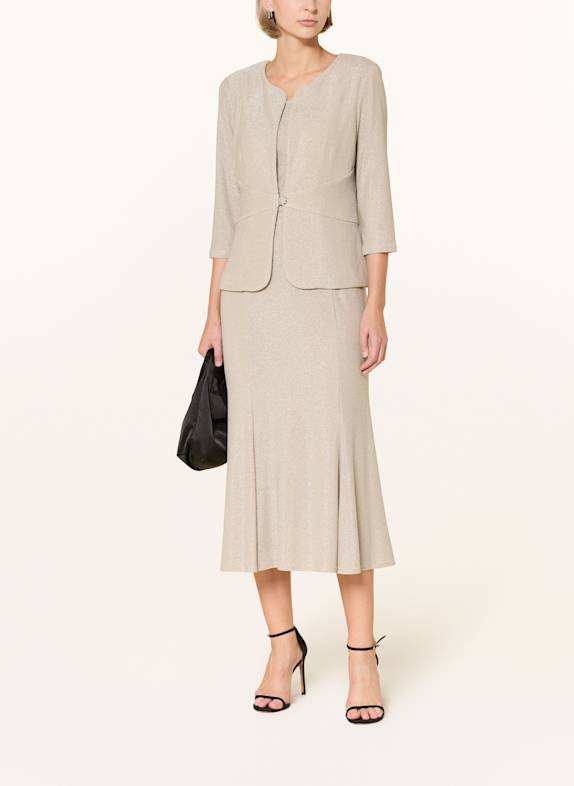 Joseph Ribkoff SIGNATURE Rok met glittergaren WITGOUD