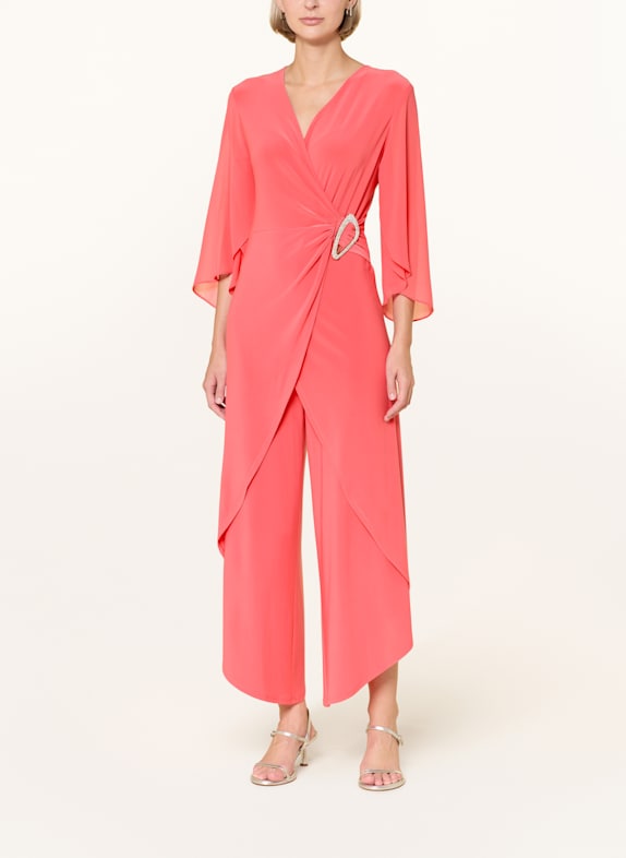 Joseph Ribkoff SIGNATURE Jumpsuit met sierstenen ZALM