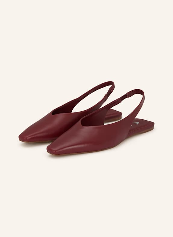 CARRANO Slingballerinas DUNKELROT