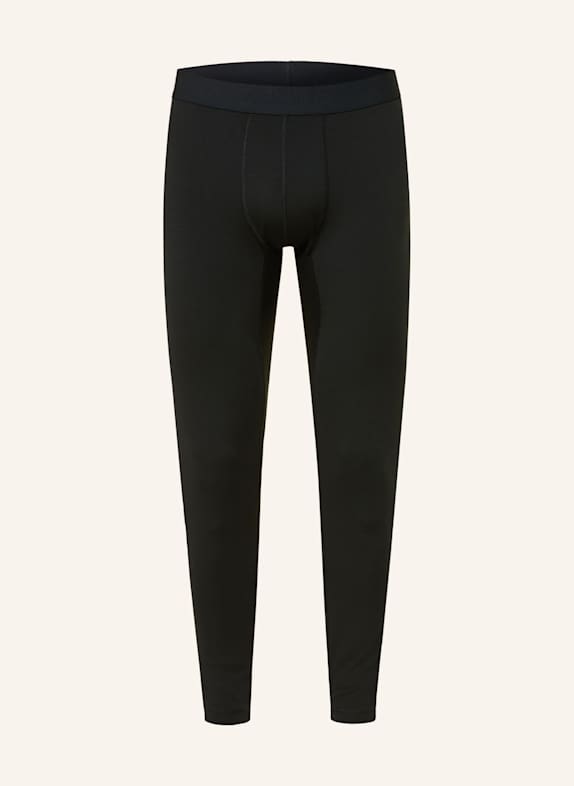 super.natural Dół od bielizny funkcyjnej LUX BASE z dodatkiem wełny merino CZARNY