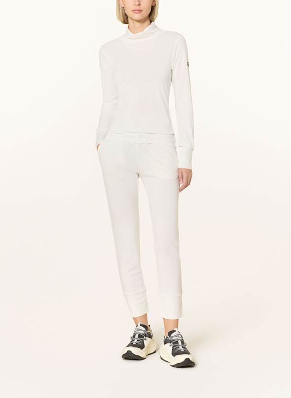 super.natural Pull SKIING ROLL NECK en laine mérinos ÉCRU