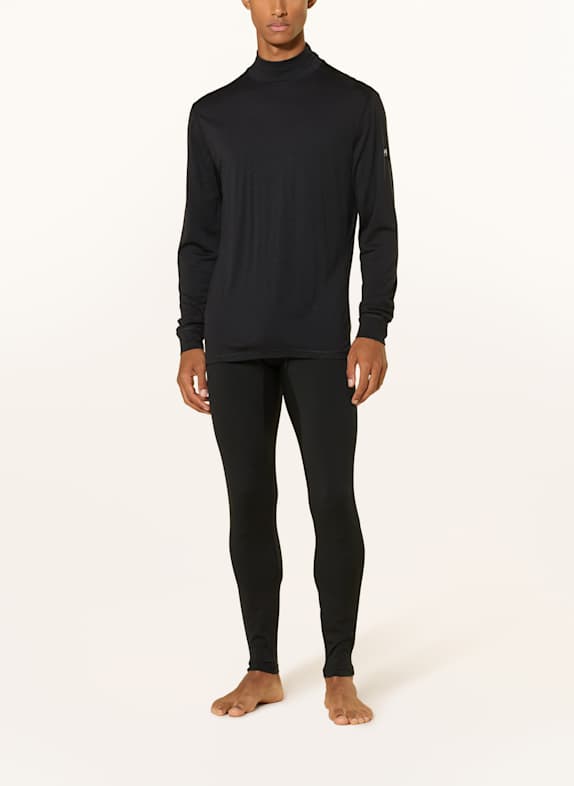 super.natural Functionele broek TUNDRA175 met verkorte beenlengte en merinowol ZWART