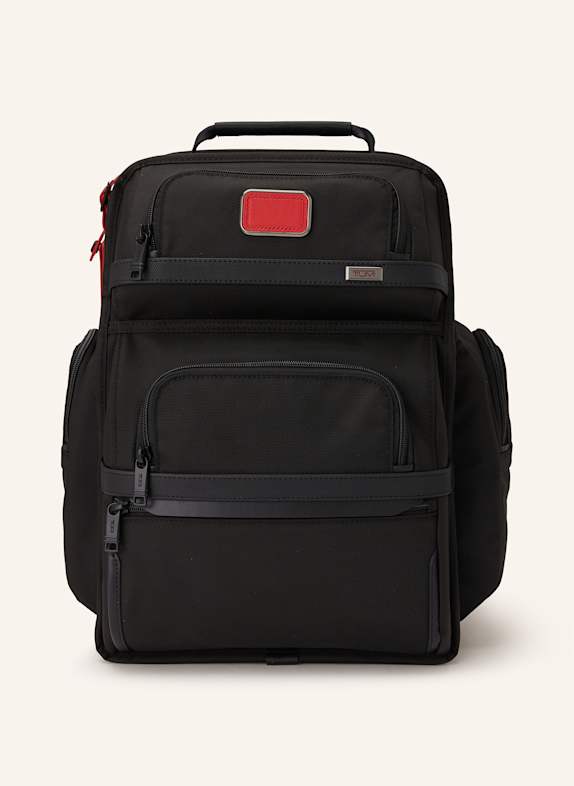 TUMI ALPHA 3 Rucksack BRIEF PACK mit Laptop-Fach SCHWARZ / ROT
