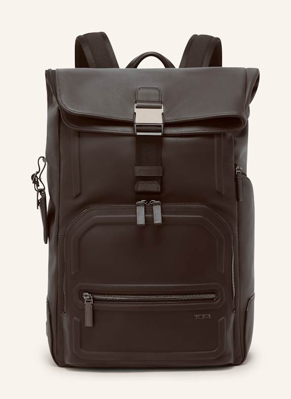 TUMI HARRISON Rucksack OSBORN mit Laptop-Fach DUNKELBRAUN