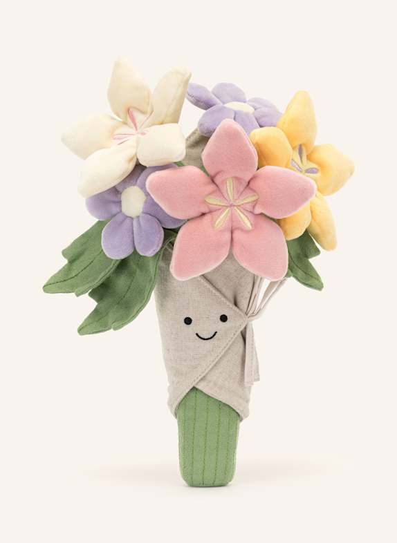 Jellycat Peluche AMUSEABLES BOUQUET DE FLEURS VERT CLAIR/ BEIGE/ LILAS CLAIR