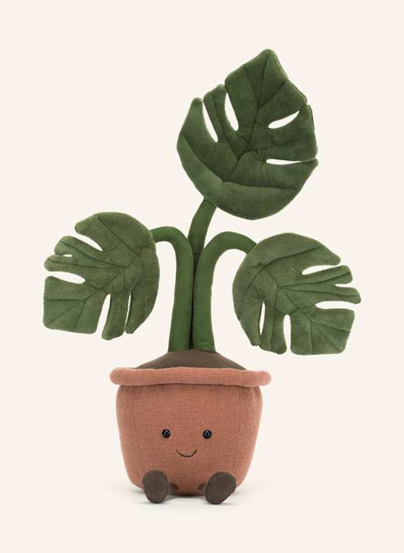 Jellycat Plüsch-Spielzeug AMUSEABLES MONSTERA GRÜN / HELLROT