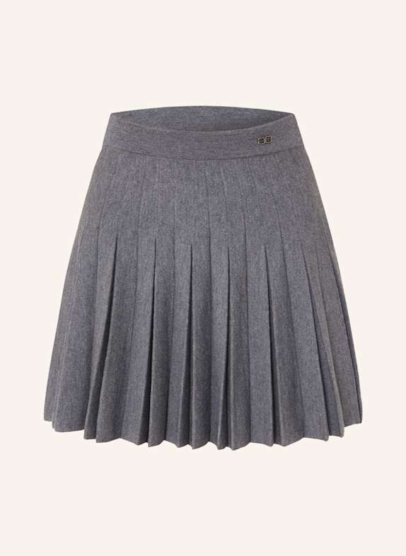 BALENCIAGA Faltenrock GRAU