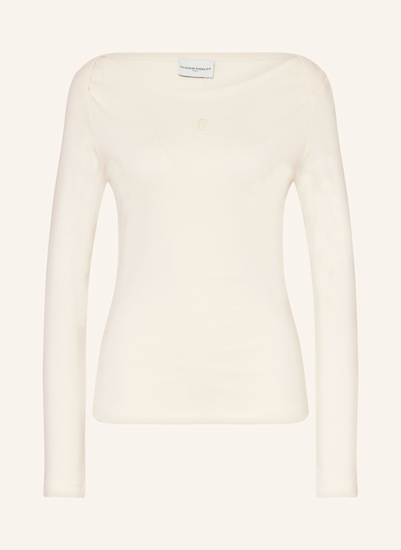 CLAUDIE PIERLOT Koszulka z długim rękawem ECRU