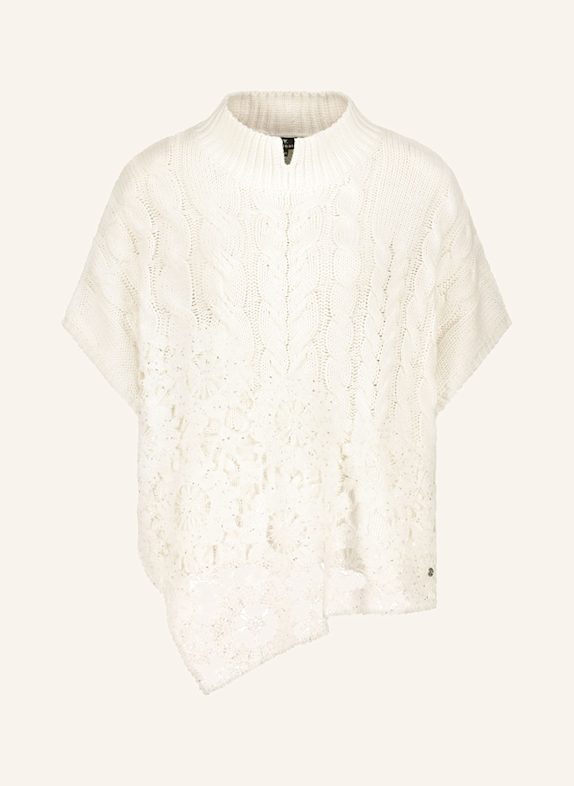monari Pullover mit Pailletten ECRU