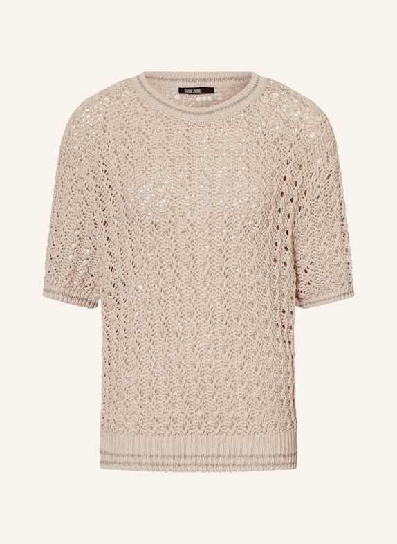 MARC AUREL Pullover mit Glitzergarn BEIGE
