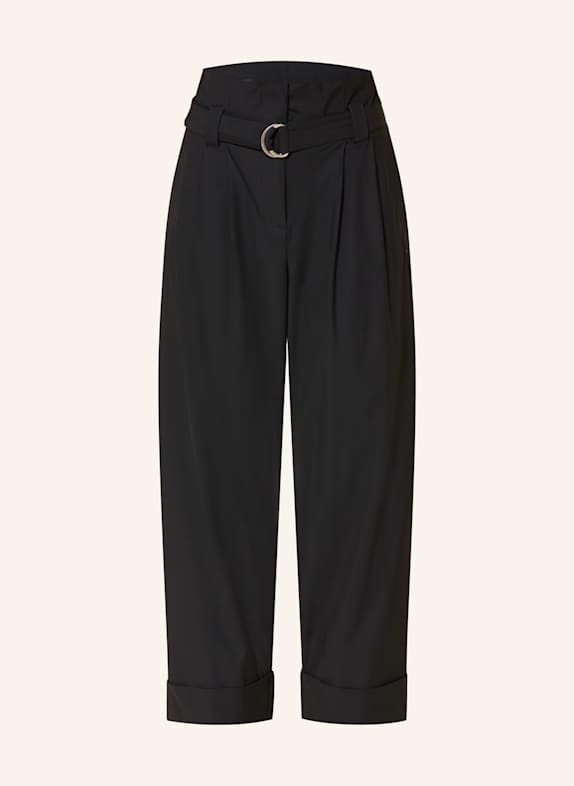 MARC AUREL Paperbag-Hose SCHWARZ
