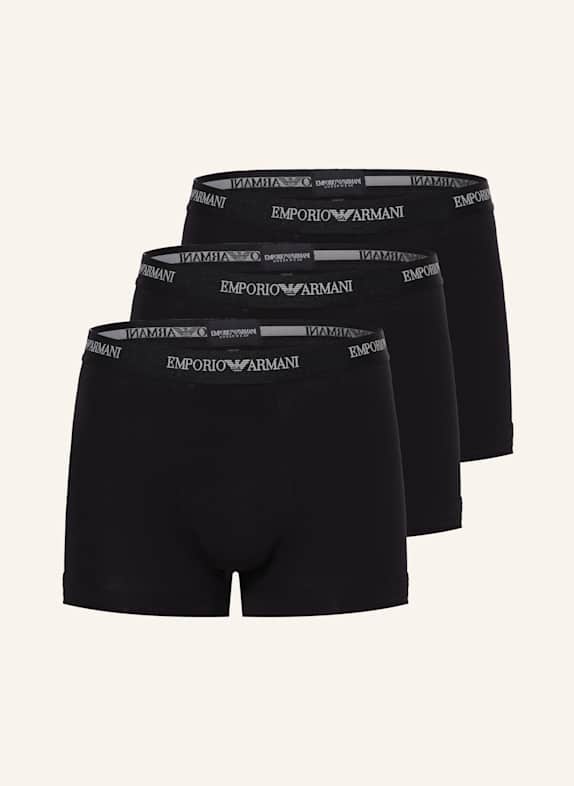 EMPORIO ARMANI 3er-Pack Boxershorts SCHWARZ