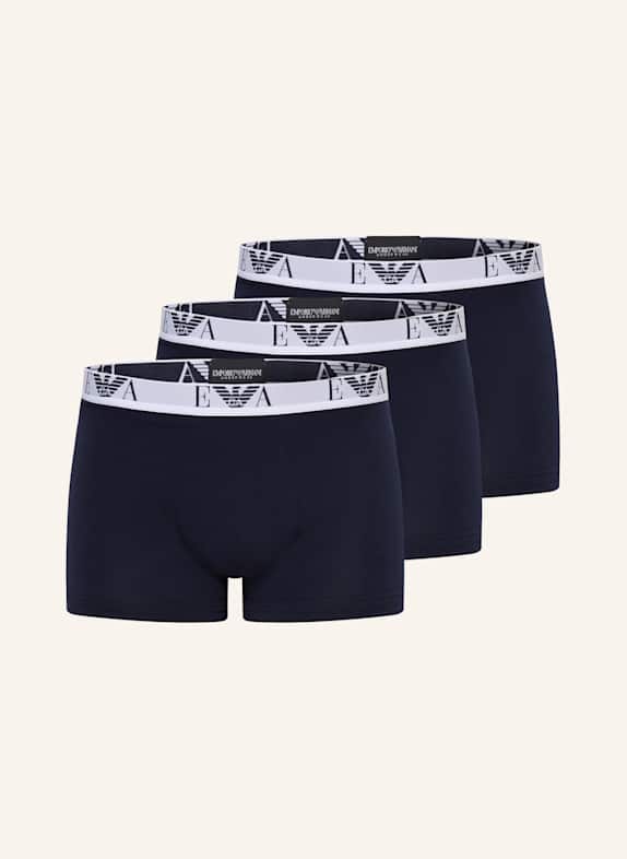 EMPORIO ARMANI 3er-Pack Boxershorts DUNKELBLAU