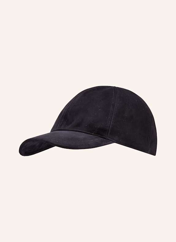 COS Leder-Cap DUNKELBLAU