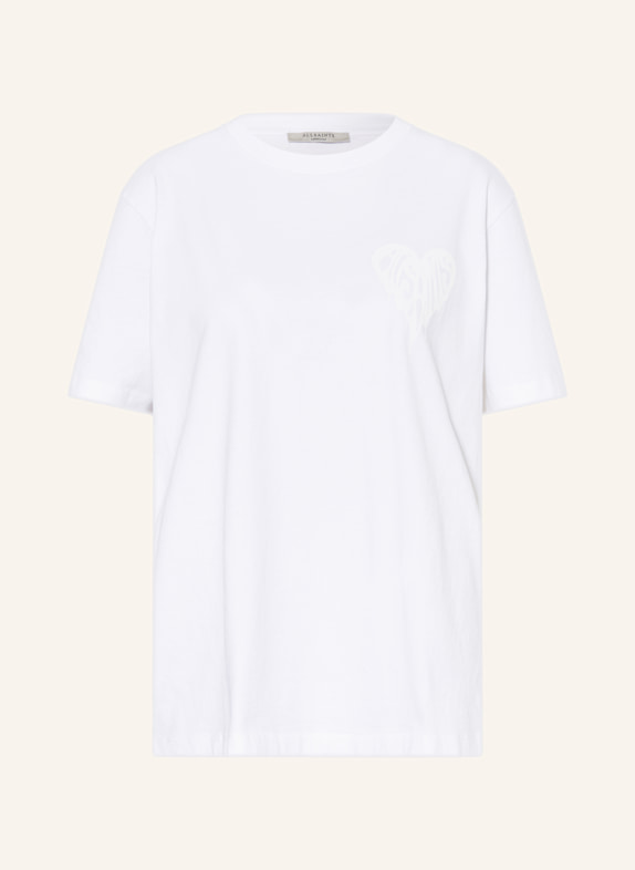 ALLSAINTS T-Shirt POSTER BF WEISS / SCHWARZ