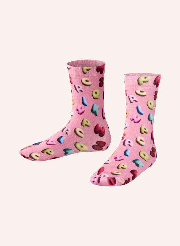 FALKE Chaussettes COLOURFUL ALPHABET 8350 lipstick