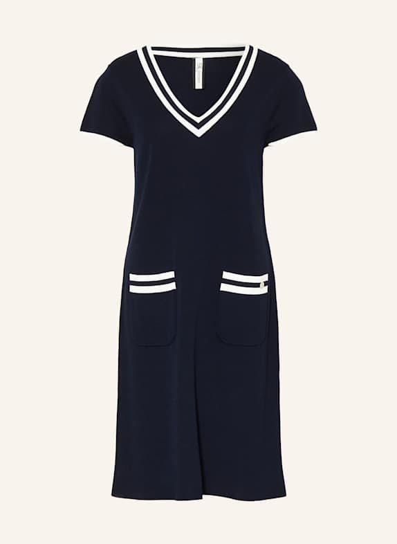 Joseph Ribkoff Strickkleid DUNKELBLAU / WEISS