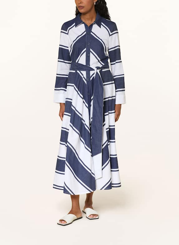 Joseph Ribkoff Sukienka koszulowa GRANATOWY / BIAŁY