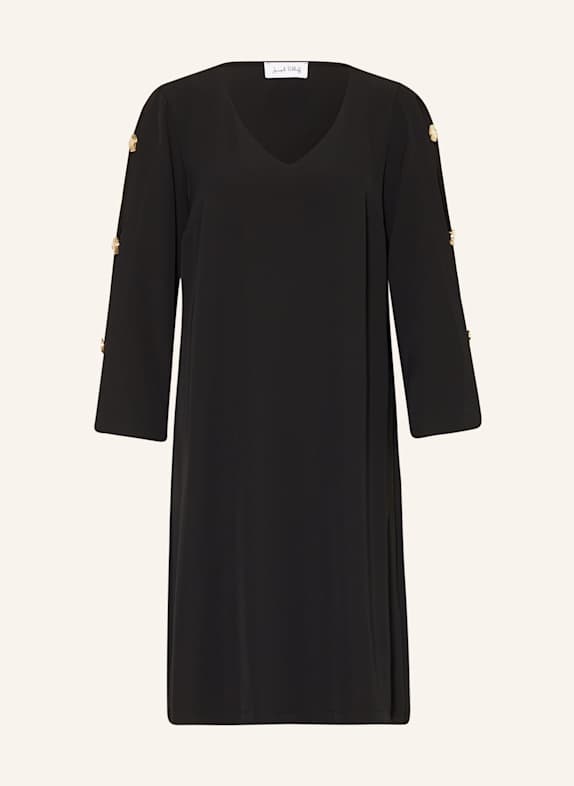 Joseph Ribkoff Sukienka z wycięciami i rękawami 3/4 CZARNY