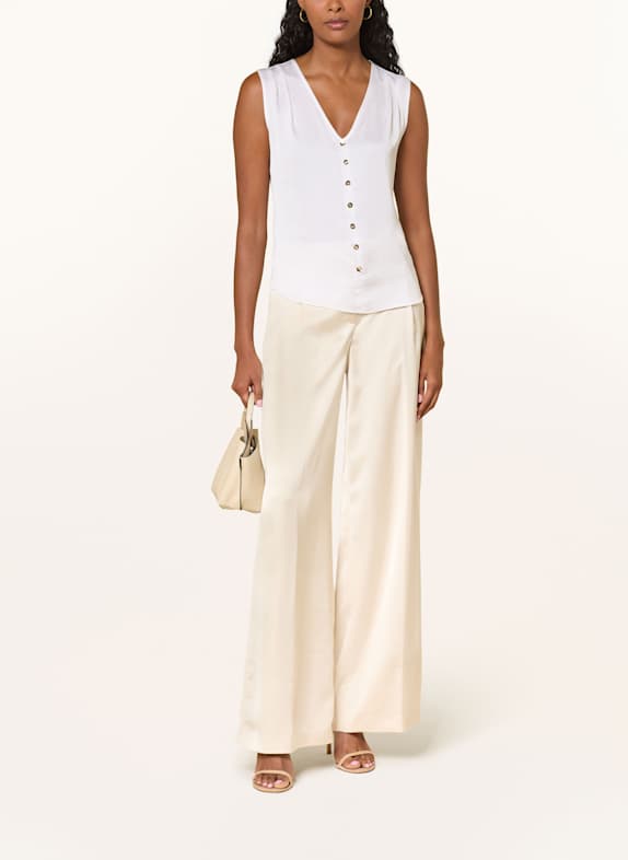 Joseph Ribkoff Blouse van satijn WIT