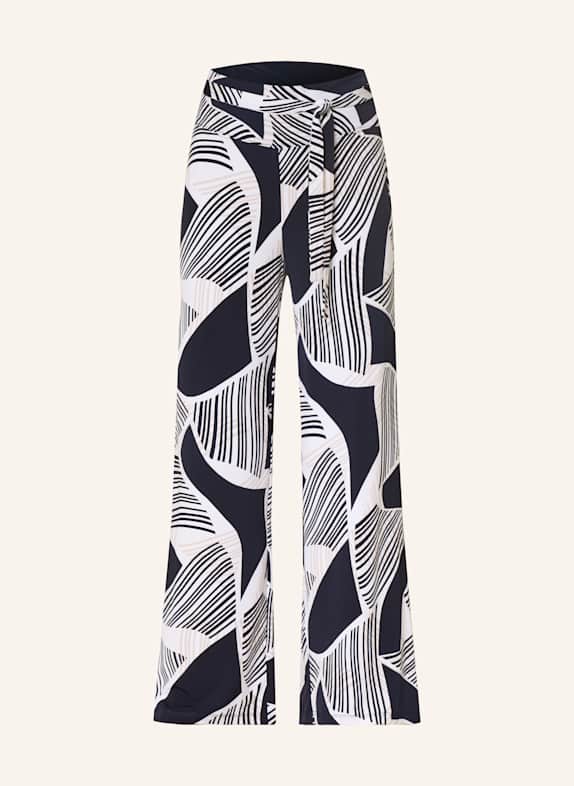 Joseph Ribkoff Marlene kalhoty z žerzeje TMAVĚ MODRÁ / BÍLÁ / BÉŽOVÁ