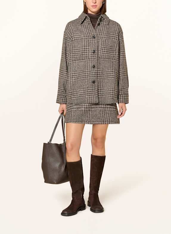 Marc O'Polo Jacke BRAUN / GRAU / HELLBRAUN