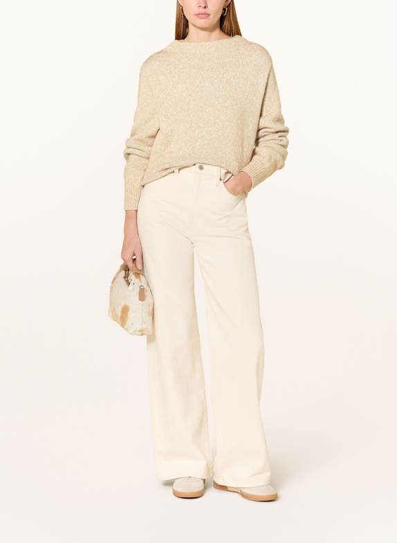 OPUS Bouclé trui PANEP BEIGE