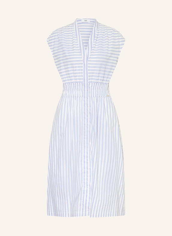 CINQUE Kleid CIELVINO HELLBLAU / WEISS