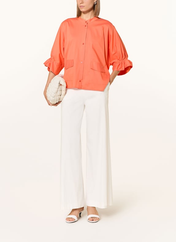 CINQUE CIPECE-blouse met 3/4-mouwen ORANJE