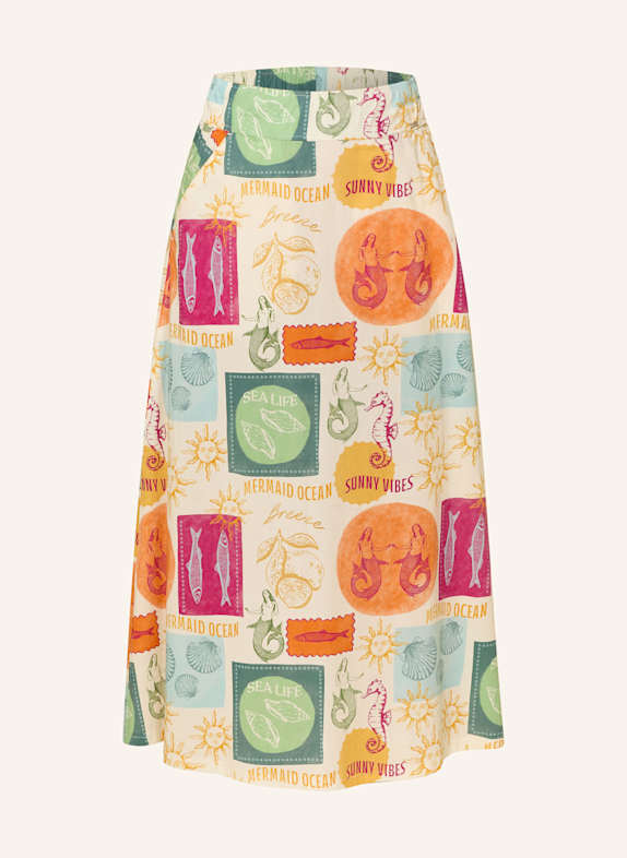 CINQUE Sukně CICAMPUS REŽNÁ / ORANŽOVÁ / FUCHSIOVÁ