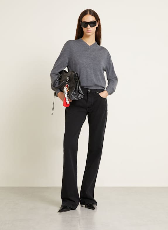 BALENCIAGA pulover GRI ÎNCHIS