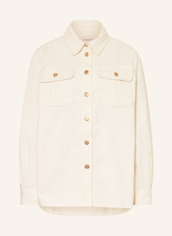 CLAUDIE PIERLOT Overjacket ze sztruksu BIAŁY